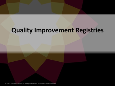 Quality Improvement Registries