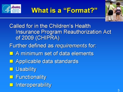 What is a "Format?"