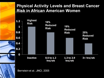 Physical Activity Levels and Breast Cancer Risk in African American Women