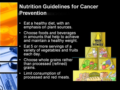 Nutrition Guidelines for Cancer Prevention