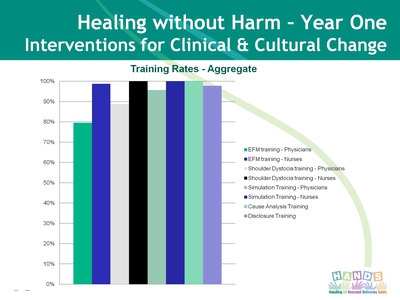 Healing without Harm-Year One Interventions for Clinical and Cultural Change