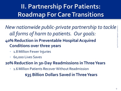 II. Partnership For Patients: Roadmap For Care Transitions