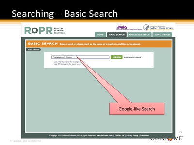 Searching-Basic Search