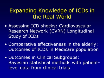 Expanding Knowledge of ICDs in the Real World