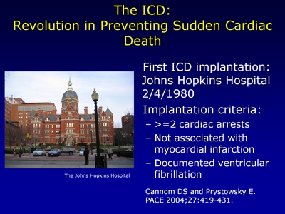 The ICD: Revolution in Preventing Sudden Cardiac Death