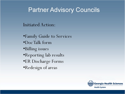 Partner Advisory Councils