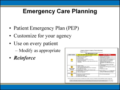Emergency Care Planning