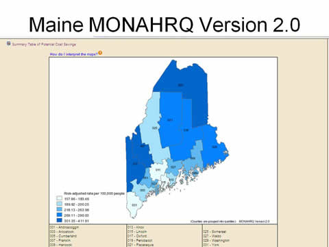 Maine MONAHRQ Version 2.0