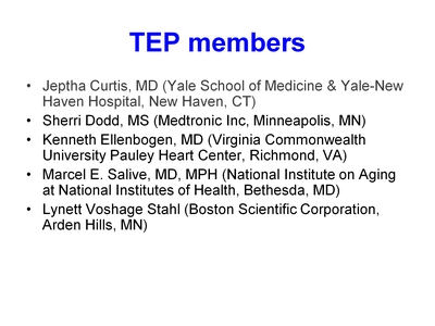 TEP members