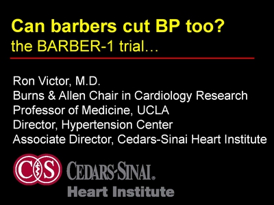 Can Barbers Cut BP Too? The BARBER-1 Trial