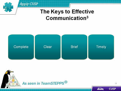Key Communication Skills Between Staff Members Within