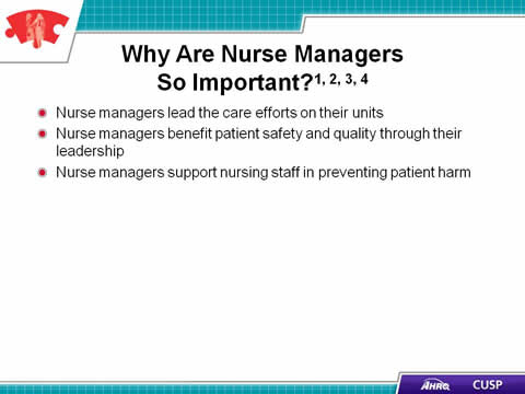 The Role Of The Nurse Manager