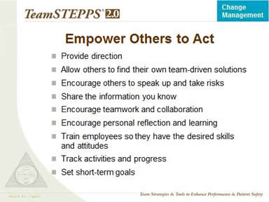 Empower Others to Act
