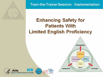 Text: Enhancing Safety for Patients With Limited English Proficiency.