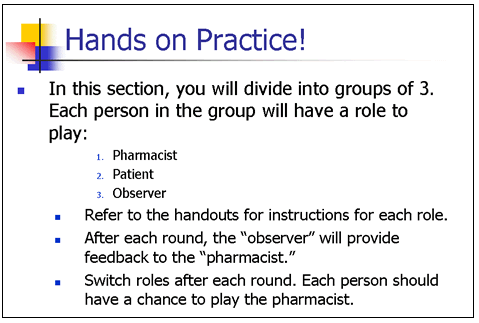 This slide provides instructions for hands-on practice for participants in the presentation. For details, go to the Text Description [D].