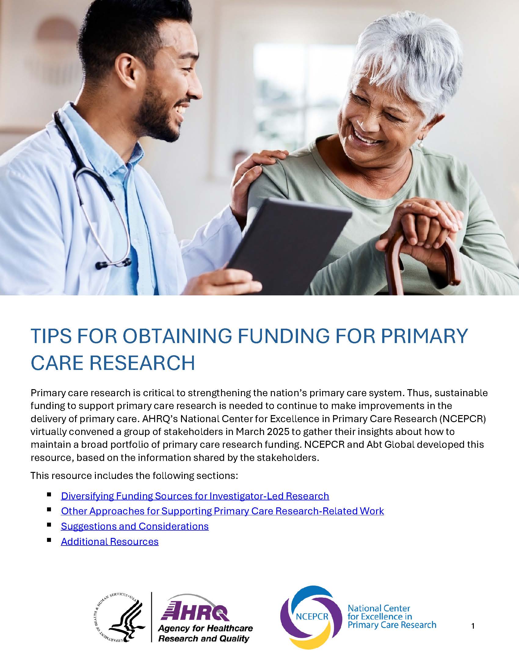 Tips for Obtaining Funding for Primary Care Research