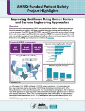 Improving Healthcare Using Human Factors and Systems Engineering Approaches