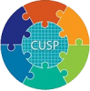CUSP logo of interlocking puzzle pieces.