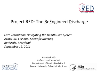 Project RED: The ReEngineered Discharge