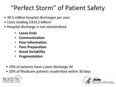 "Perfect Storm" of Patient Safety