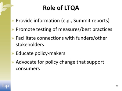 Role of LTQA