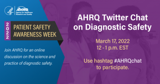 Patient Safety Awareness Week 2022 Twitter Chat Announcement