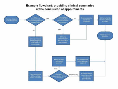 Healthcare Process Flow Chart