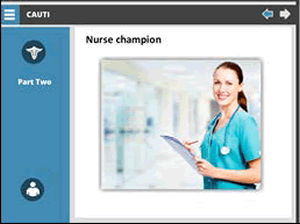 Nurse champion. Photo of a nurse.
