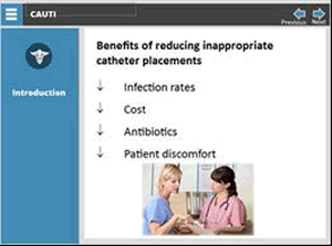 Benefits of reducing inappropriate catheter placements: Reduced infection rates, costs, antibiotics, patient discomfort.