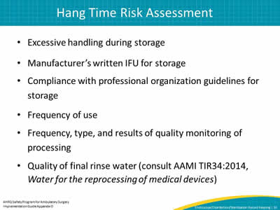 Hang Time Risk Assessment