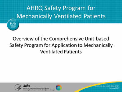 Overview of the Comprehensive Unit-based Safety Program for Application to Mechanically Ventilated Patients