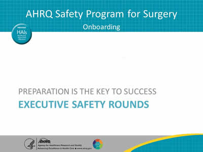 Executive Safety Rounds