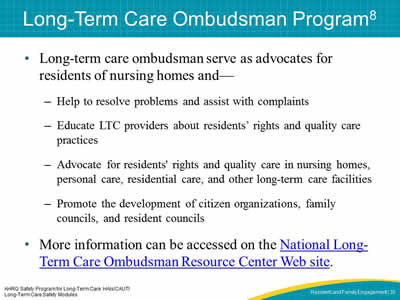 Long-Term Care Ombudsman Program