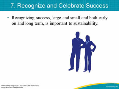 7. Recognize and Celebrate Success