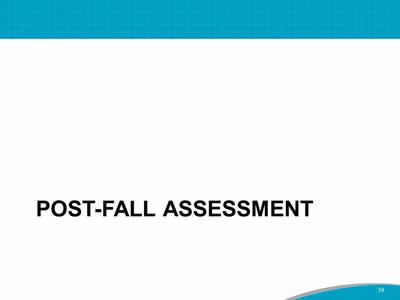 Post-Fall Assessment