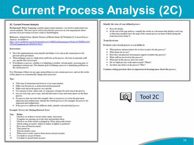 Current Process Analysis (2C)