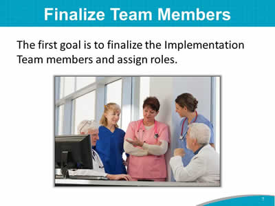 Finalize Team Members