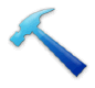 Billede af en hammer, der betegner et værktøj.