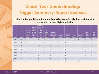 Slide 30: Check Your Understanding: Trigger Summary Report Exercise
